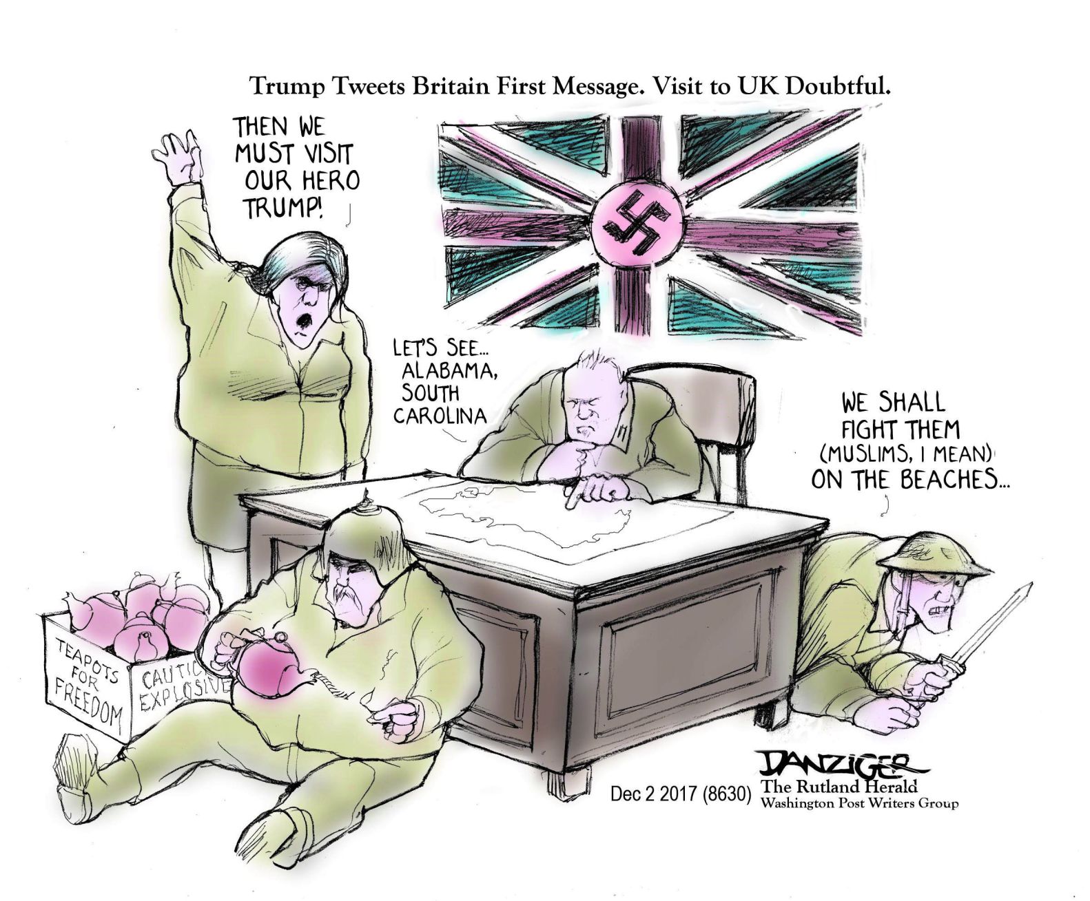 Jeff Danziger cartoon